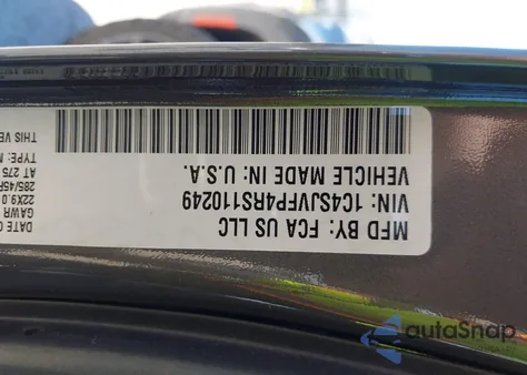 2024 Jeep Grand Wagoneer Series Ii 4X4 из США, поврежденный, VIN 1C4SJVFP4RS110249